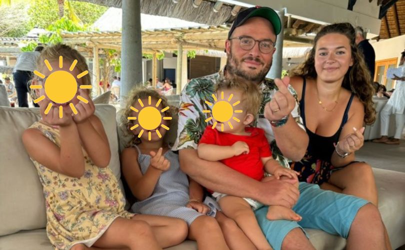rentree-scolaire-ile-maurice une famille d'expatriés profitant de l'ile maurice