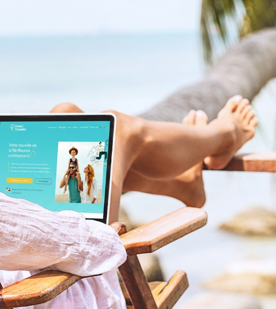 visa-premium-ce-qui-change-en-2026 femme expatriée, comfortablement installée